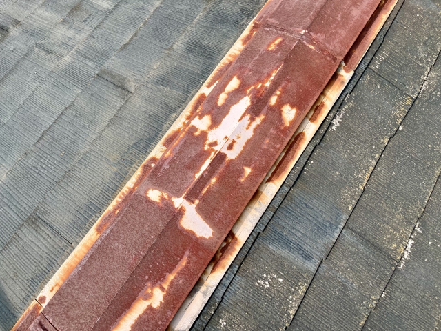 棟板金の浮き・劣化