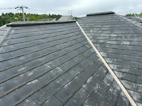 木更津市にて屋根修理〈スーパーガルテクトによる屋根カバー工法〉の施工前写真